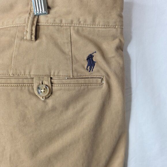 Polo Ralph Lauren Men’s 38x32 Beige Stretch Straight Fit Chino Pants - Picture 5 of 9